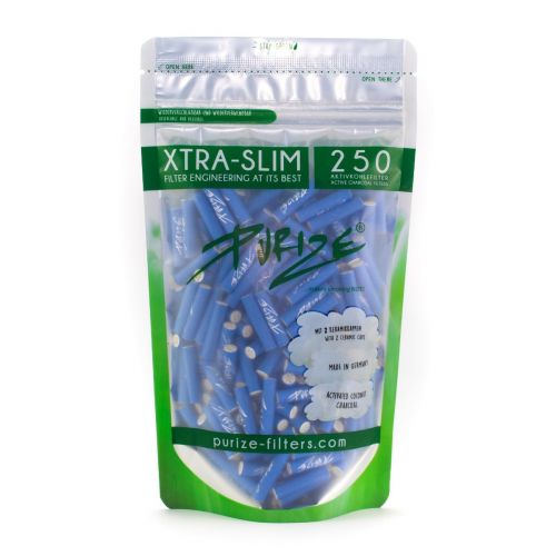PURIZE® Filtros de Carbón Activado - XTRA Slim Size - bolsa 250 unidades