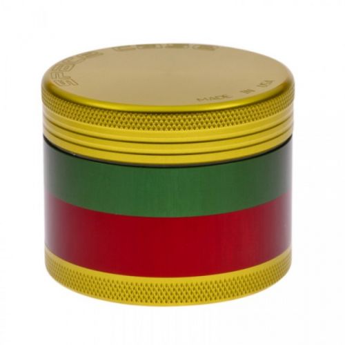 Grinder de aluminio con polinizador de Space Case - Rasta