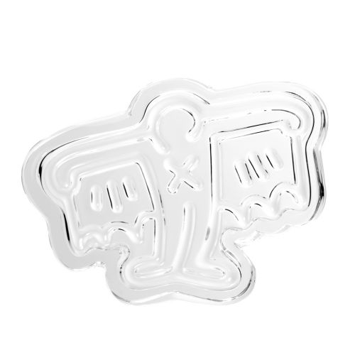 Cenicero de cristal de Keith Haring - Hombre murcielago