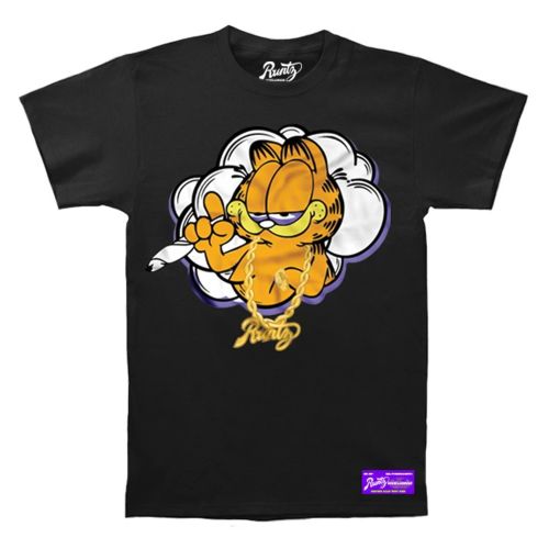 Camiseta ''Baked Cat'' de Runtz - Negro