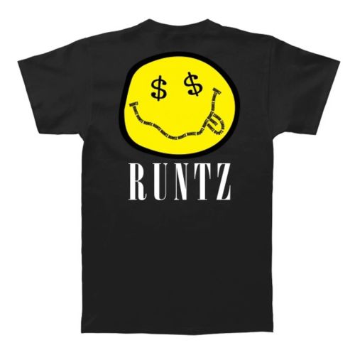 Camiseta ''Smiley'' de Runtz - Negro