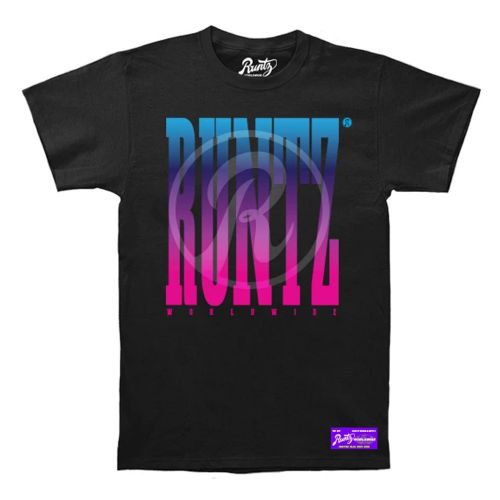 Camiseta ''R Logo Worldwide'' de Runtz - Negro