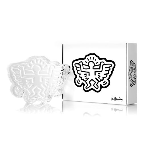 Cenicero de cristal de Keith Haring - Angel