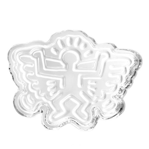 Cenicero de cristal de Keith Haring - Angel