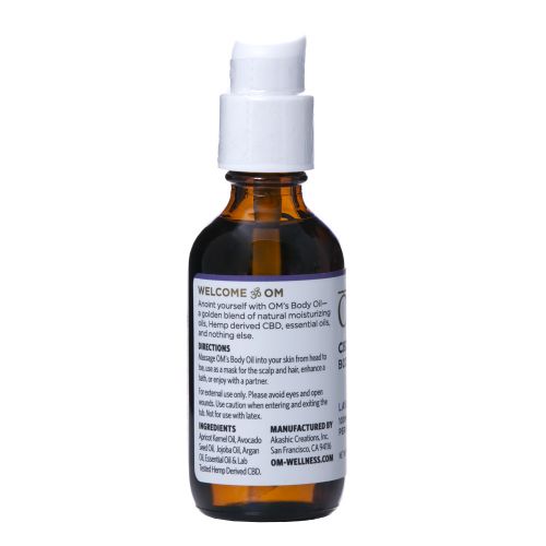 Aceite corporal de CBD de OM Wellness - Lavanda