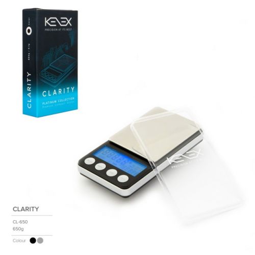 Báscula de Clarity de precisión digital (colección Platinum) de Kenex