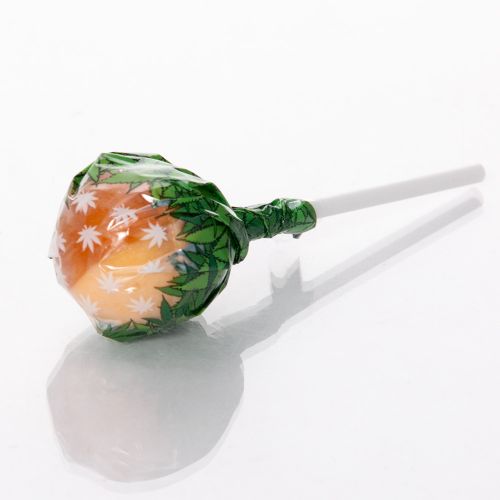 Piruletas de cannabis ''Bubble Gum x Orange Bud'' de Dr. Green Love