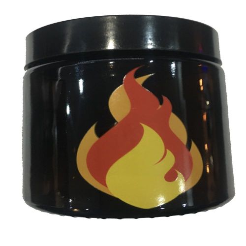 Tarro con tapa de cristal UV ''Fire'' de 420 Jars - Tamaño mediano