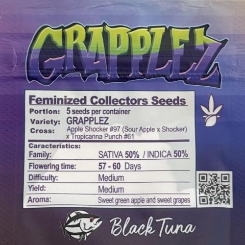 Grapplez, semillas feminizadas de Black Tuna