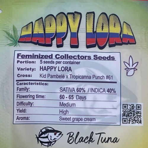 Happy Lora, semillas feminizadas de Black Tuna