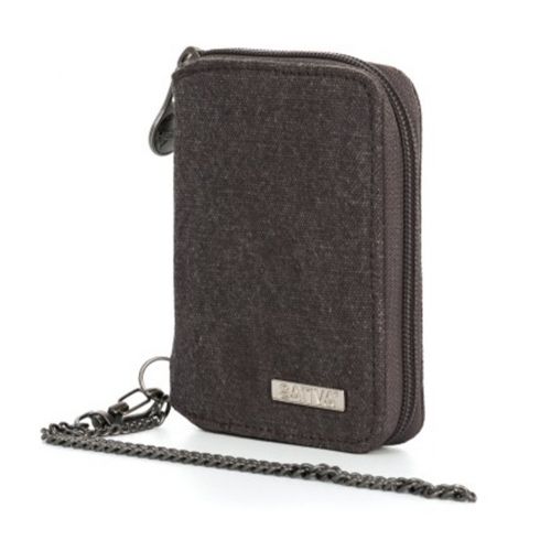 Cartera con cadena de cáñamo de Sativa Bags - Gris