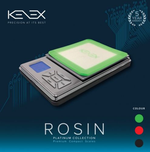 Básculas Rosin de precisión digital (colección Platinum) de Kenex