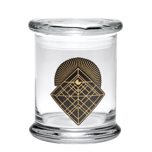 Tarro Pop Top de cristal ''Diamond Intersect'' de 420 Jars