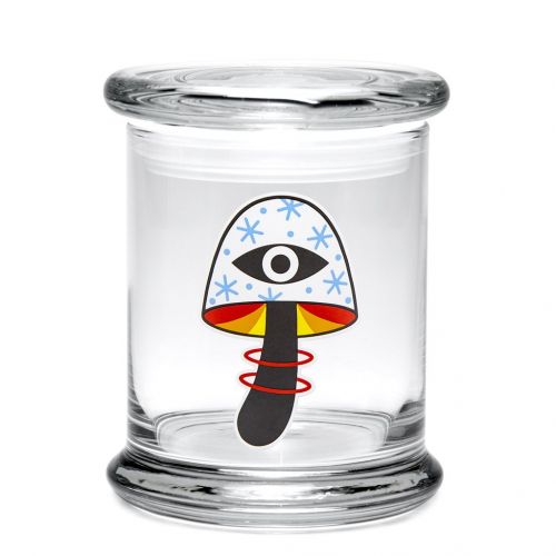 Tarro Pop Top de cristal ''Shroom Vision'' de 420 Jars