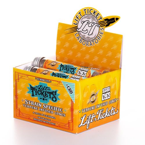 Lemon Fuel, (conos infusionados con Terpeno) de Lift Ticket