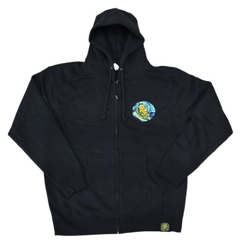 Sudadera ''Lemon Tree Surfer'' con cremallera de Lemon Life SC - Azul marino