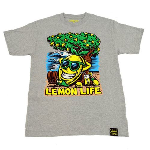 Camiseta Lemon Life Beach de Lemon Life SC - Gris ceniza