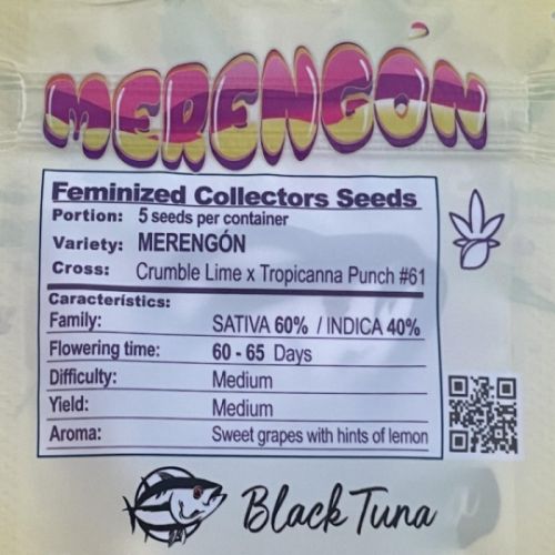 Merengón, semillas feminizadas de Black Tuna