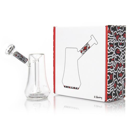 Bubbler de cristal de Keith Haring - Multi Color