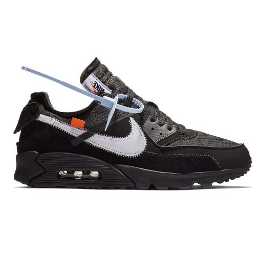 Air Max 90 OFF-WHITE Black Sneakers - Nike - 10 US / 9 UK / 44 EUR