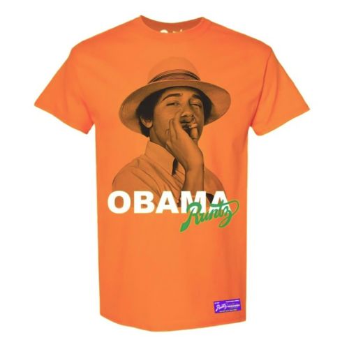 Camiseta ''Obama'' de Runtz - Naranja