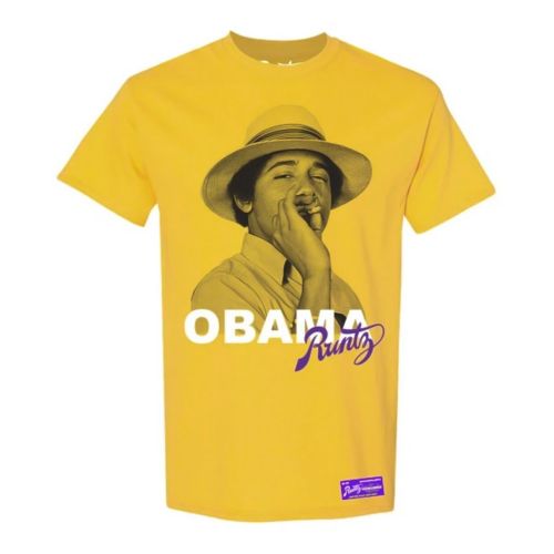 Camiseta ''Obama'' de Runtz - Amarillo