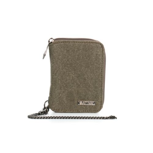 Cartera con cadena de cáñamo de Sativa Bags - Caqui