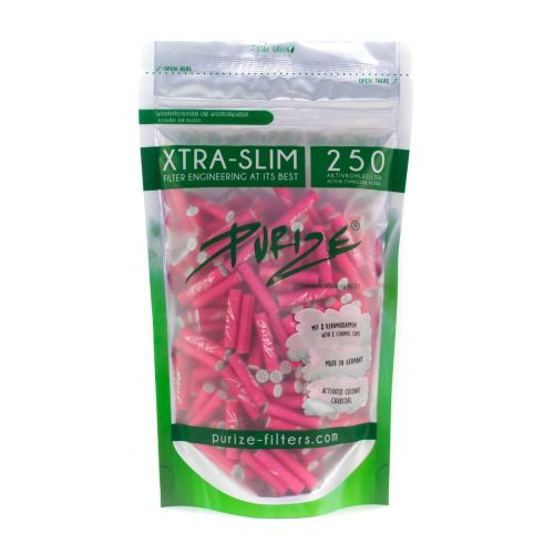PURIZE® Filtros de Carbón Activado - XTRA Slim Size - bolsa 250 unidades
