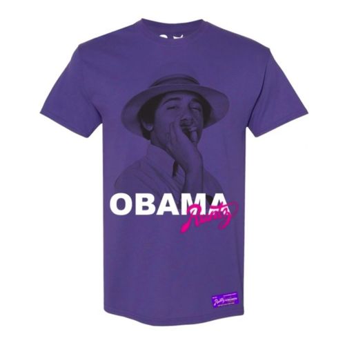 Camiseta ''Obama'' de Runtz - Morado