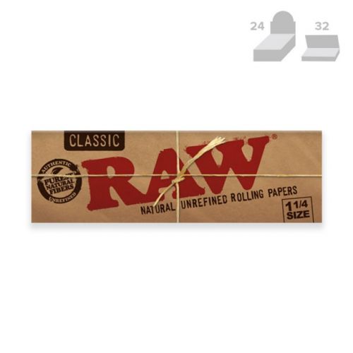 RAW papel de liar Classic 1 1/4 