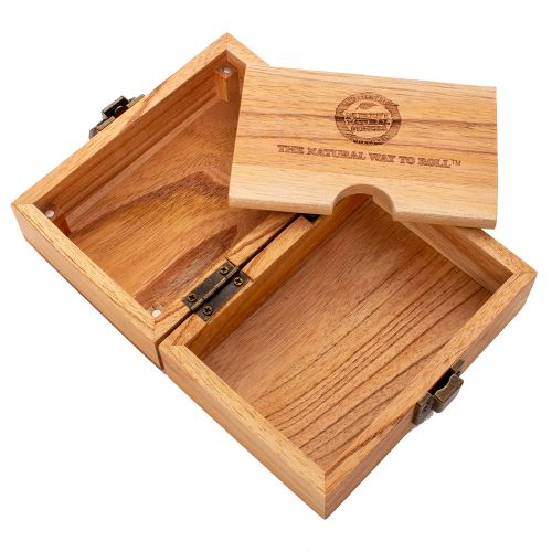 Caja ''Rolling Box'' de madera Raw 