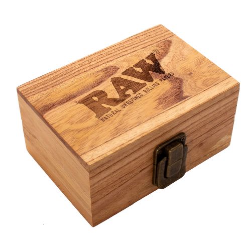 Caja ''Rolling Box'' de madera Raw 