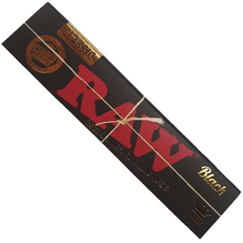 ﻿RAW papeles de liar Black Classic tamaño King