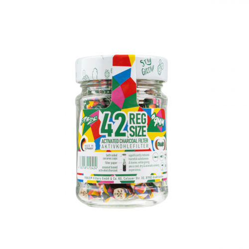 PURIZE® Filtros de Carbón Activado - Regular Size - 42 Unidades