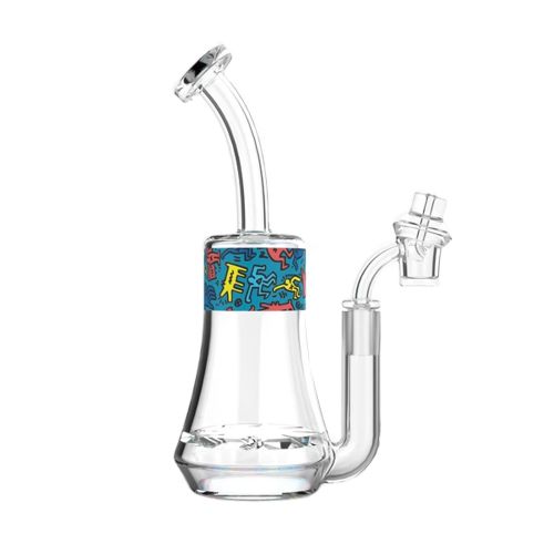 Rig Bong para concentrados de Keith Haring - Azul