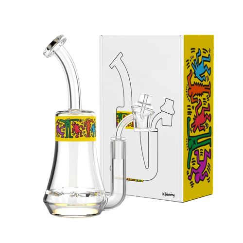 Rig Bong para concentrados de Keith Haring - Amarillo