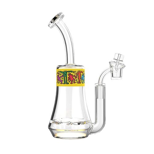 Rig Bong para concentrados de Keith Haring - Amarillo