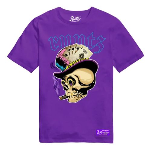 Camiseta ''Skull'' de Runtz - Morado