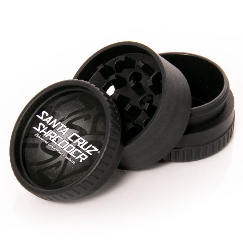 Grinder de cañamo biodegradable de Santa Cruz Shredder - 3 piezas, negro