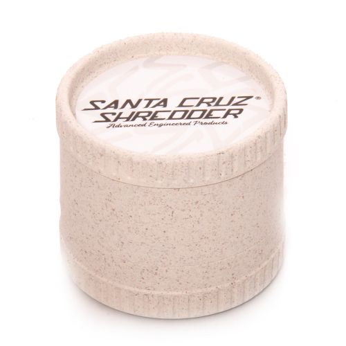 Grinder de cañamo biodegradable de Santa Cruz Shredder - 3 piezas, blanco