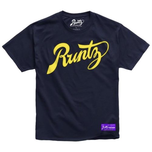 Camiseta ''Script'' de Runtz - Azul Marino