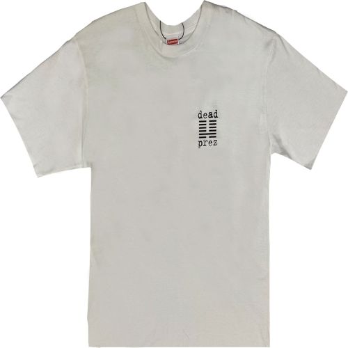 Supreme dead prez Tee - Talla L - Blanco
