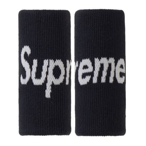 Supreme Nike NBA Wristbands - Muñequeras (Paquete de dos) - Negro