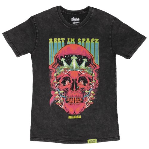 Camiseta ''Rest In Space'' de Alien Labs – Gris Gastado