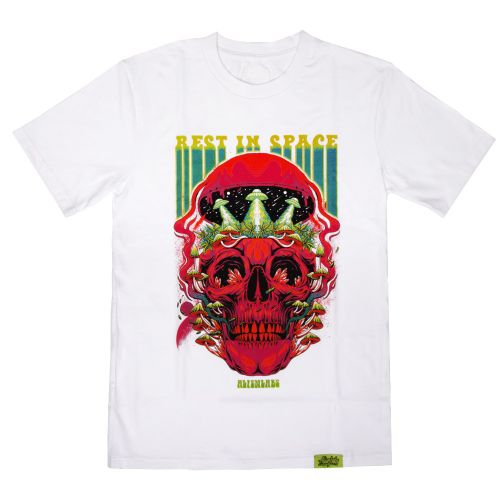 ﻿Camiseta ''Rest In Space'' de Alien Labs – Blanco