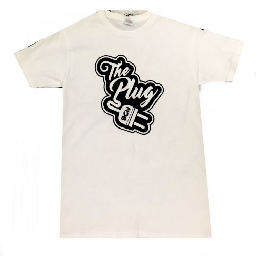 Camiseta ''The Plug BCN con logo grande'' - Blanco