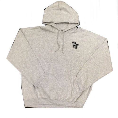 Sudadera ''The Plug BCN con logo pequeño'' - Gris claro