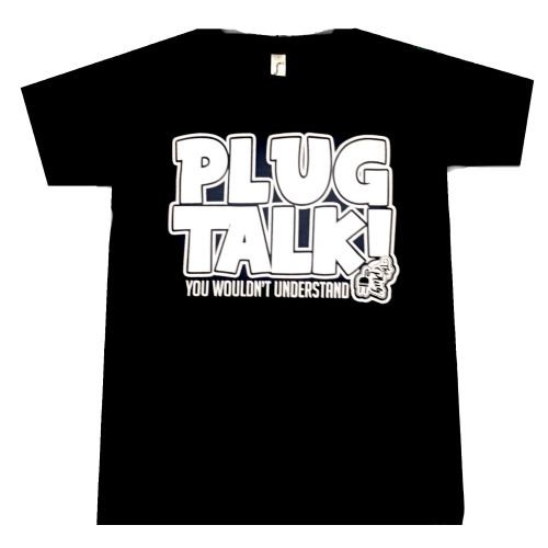 Camiseta ''The Plug Talk'' de The Plug - Negro