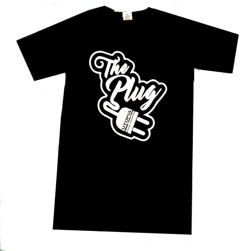 Camiseta ''Utopia'' de The Plug - Negro