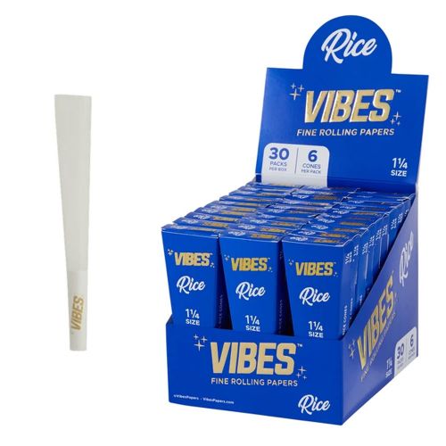 Vibes Conos pre-liados – Tamaño 1¼ - Arroz (Azul)